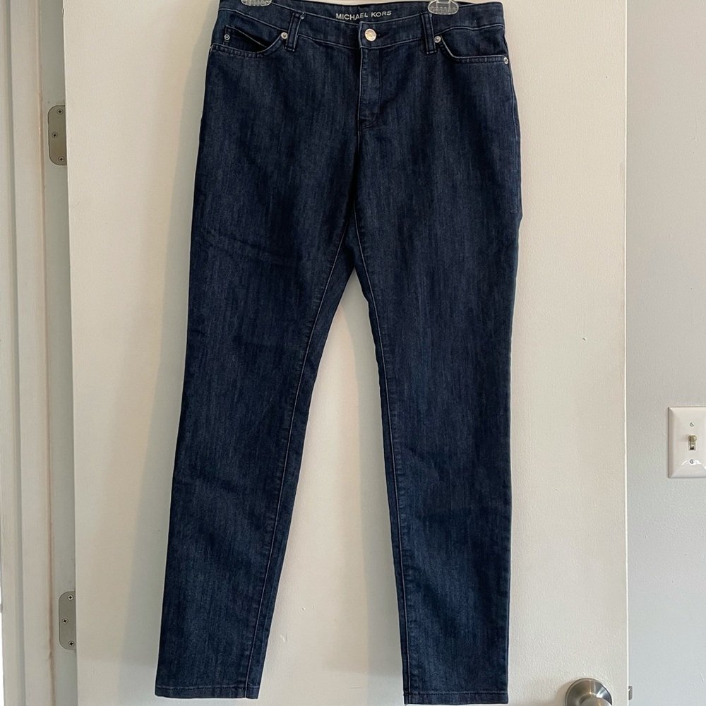 Michael Kors Dark Denim Boot Cut Jeans